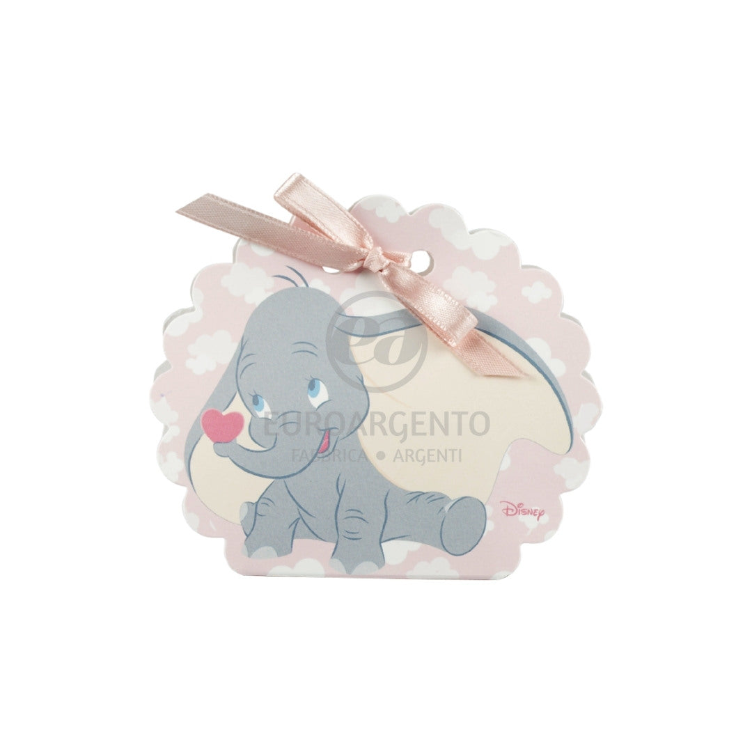 Bustina porta confetti con  Dumbo (rosa)