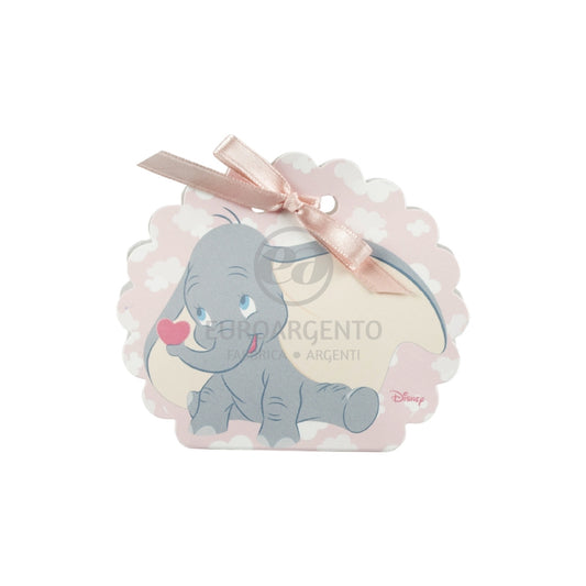 Bustina porta confetti con  Dumbo (rosa)