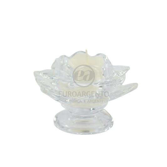 Candeliere Fiore con candela