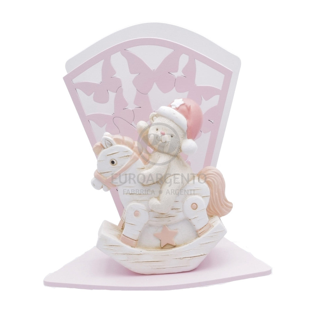 Lampada orsetto su dondolo (rosa)