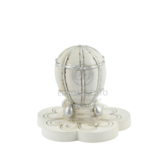 Mongolfiera con base in legno