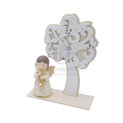 Orologio albero della vita con angioletto