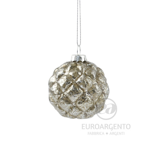 Pallina di natale argento