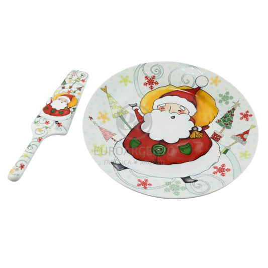 Piatto con paletta per dolce - Christmas