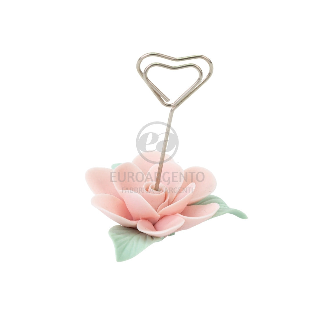 Fiori rosa - portafoto o segnaposto