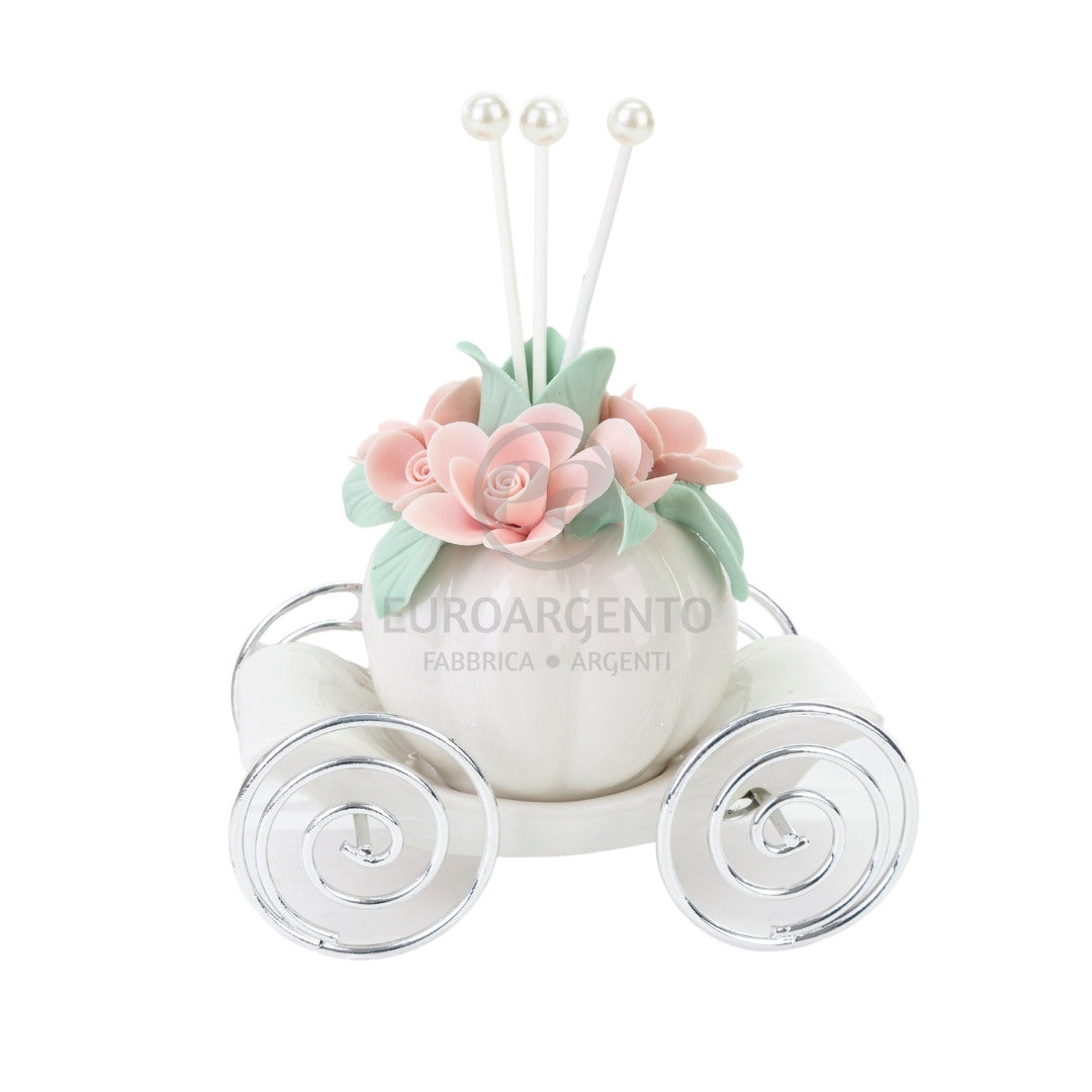 Fiori rosa - profumatore carrozza (grande)