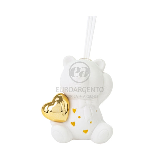 Profumatore orsetto con cuore con led
