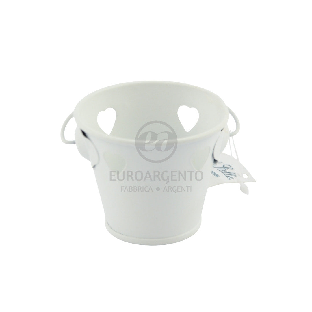 Secchiello con cuori h5.5cm