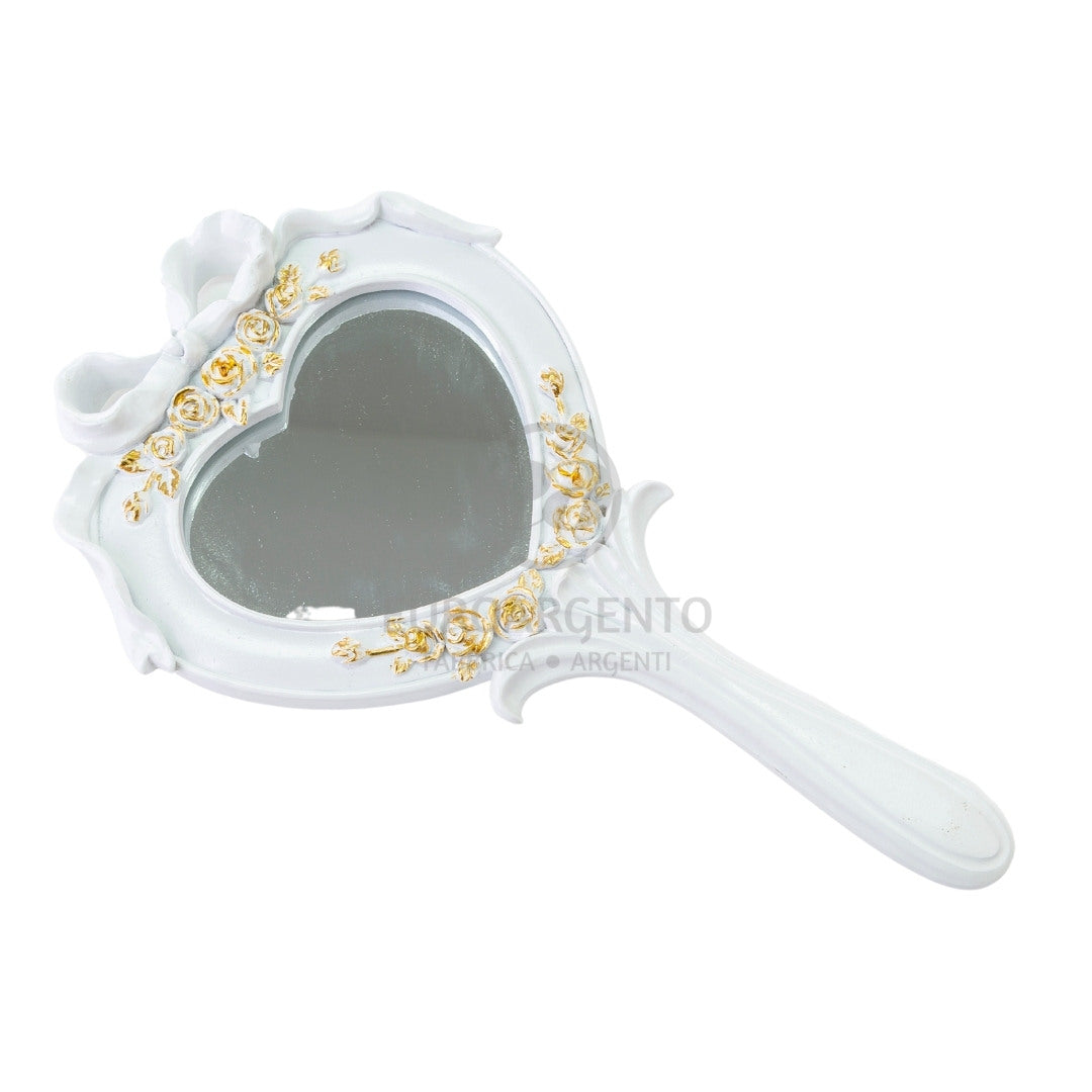 Specchio cuore (bianco)
