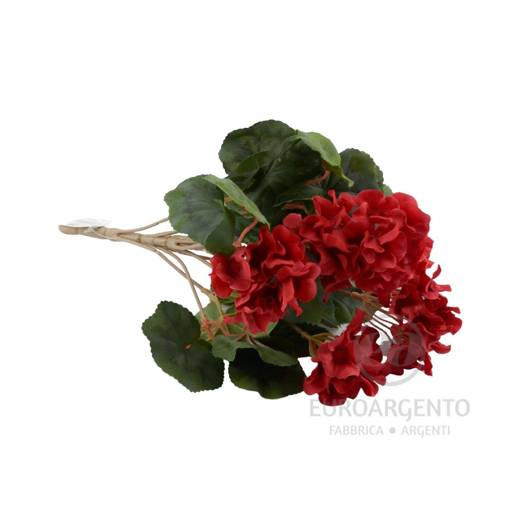 Stelo geranio artificiale - Rosso