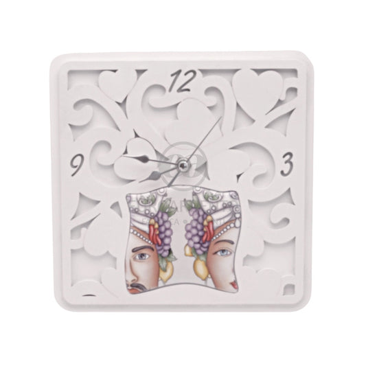 Orologio con teste di moro 17x17