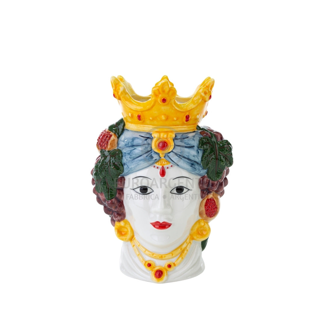 Vaso testa di moro donna (piccolo)