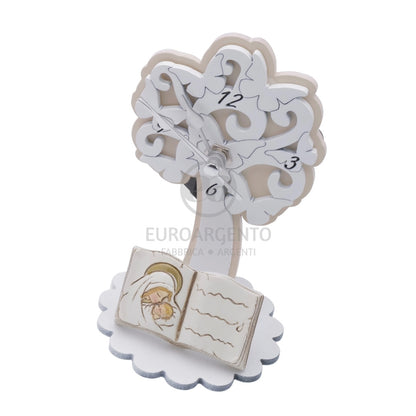 Orologio albero della vita con libro icone sacre