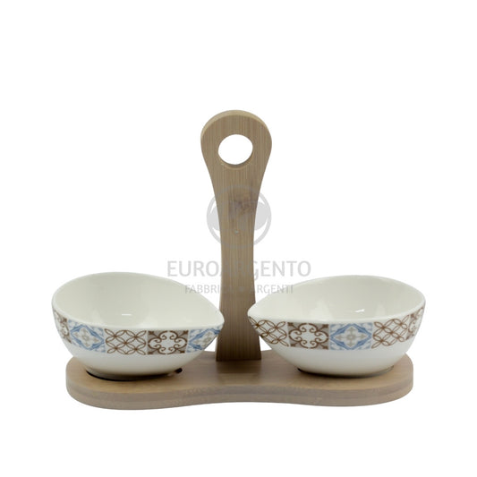Set antipastiera con 2 ciotole