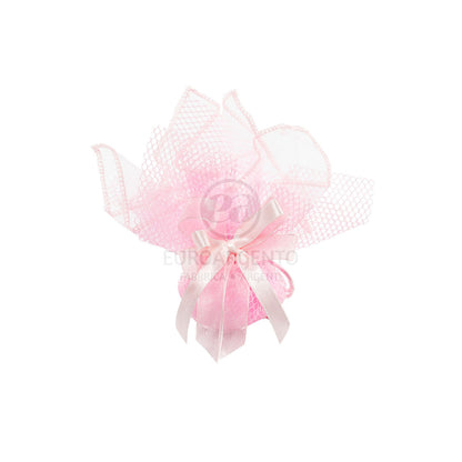 Albero della vita con bimba con automezzi e clip (rosa)